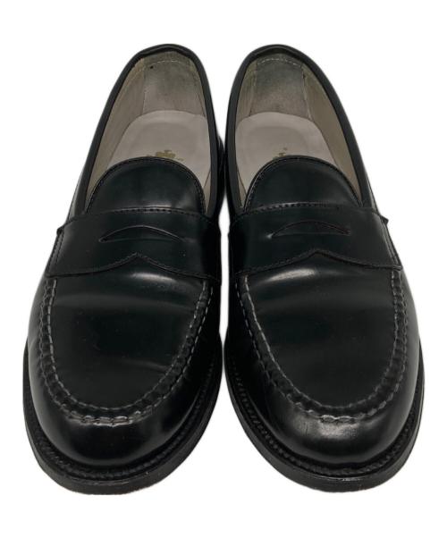 Alden（オールデン）Alden (オールデン) シェルコードバンローファー ブラック サイズ:9 1/2 Dの古着・服飾アイテム