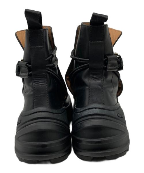 1017 ALYX 9SM（テンセブンティーン アリクス ナインエスエム）1017 ALYX 9SM (テンセブンティーン アリクス ナインエスエム) Low Buckle With Fixed Sole Chelsea Boots ブラック サイズ:41の古着・服飾アイテム