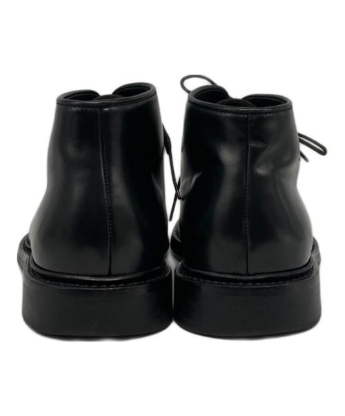 PRADA（プラダ）PRADA (プラダ) レースアップブーツ ブラック サイズ:5 1/2の古着・服飾アイテム