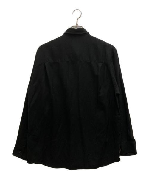 AURALEE（オーラリー）AURALEE (オーラリー) SUPER LIGHT WOOL SHIRTS ブラック サイズ:SIZE 3の古着・服飾アイテム
