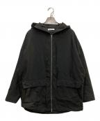 ATTACHMENTアタッチメント）の古着「ボイルジップアップフーデッドジャケット」｜ブラック