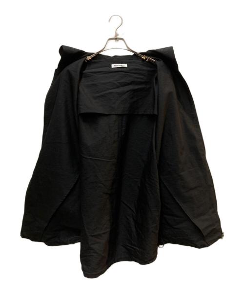ATTACHMENT（アタッチメント）ATTACHMENT (アタッチメント) ボイルジップアップフーデッドジャケット ブラック サイズ:2の古着・服飾アイテム