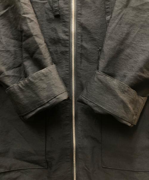 ATTACHMENT（アタッチメント）ATTACHMENT (アタッチメント) ボイルジップアップフーデッドジャケット ブラック サイズ:2の古着・服飾アイテム