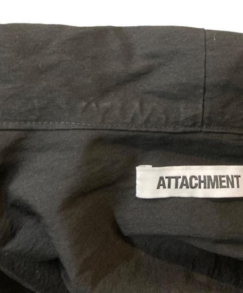 ATTACHMENT（アタッチメント）ATTACHMENT (アタッチメント) ボイルジップアップフーデッドジャケット ブラック サイズ:2の古着・服飾アイテム