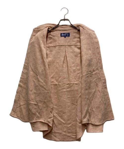 BoTT（ボット）BoTT (ボット) WOVEN SHIRT ピンク サイズ:Mの古着・服飾アイテム