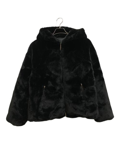 TATRAS（タトラス）TATRAS (タトラス) YUMOLA ユモラ ボアブルゾン ブラック サイズ:2の古着・服飾アイテム