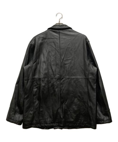 JOURNAL STANDARD（ジャーナルスタンダード）JOURNAL STANDARD (ジャーナルスタンダード) シープレザー カーコート ブラック サイズ:Lの古着・服飾アイテム