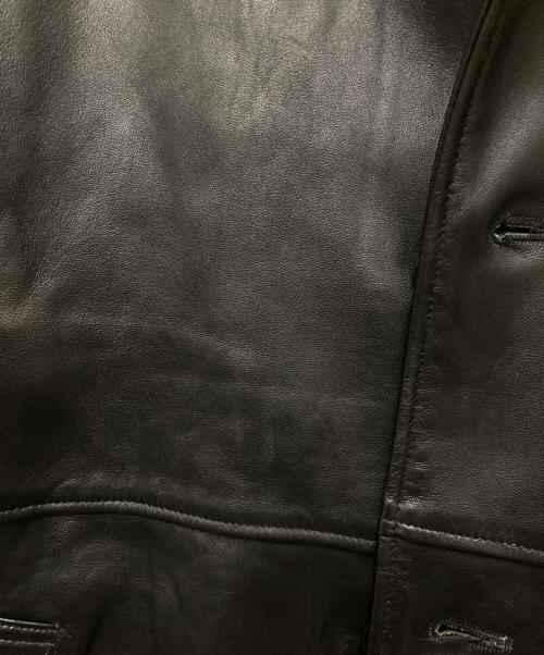 JOURNAL STANDARD（ジャーナルスタンダード）JOURNAL STANDARD (ジャーナルスタンダード) シープレザー カーコート ブラック サイズ:Lの古着・服飾アイテム