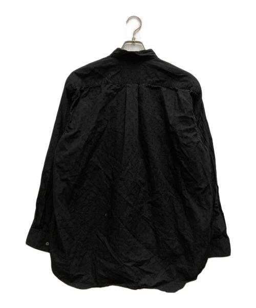 COMME des GARCONS SHIRT（コムデギャルソンシャツ）COMME des GARCONS SHIRT (コムデギャルソンシャツ) 異素材切替長袖シャツ ブラック サイズ:Lの古着・服飾アイテム