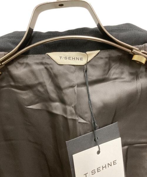 T/SEHNE（ティー セーヌ）T/SEHNE (ティー セーヌ) DOUBLE-LAYERED TAILORED JACKE ブラック サイズ:50の古着・服飾アイテム
