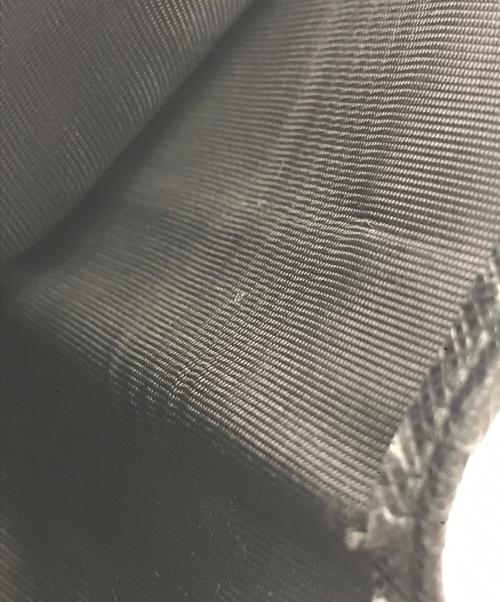 PRADA（プラダ）PRADA (プラダ) サフィアーノ×クロコ コンパクトウォレット ブラックの古着・服飾アイテム