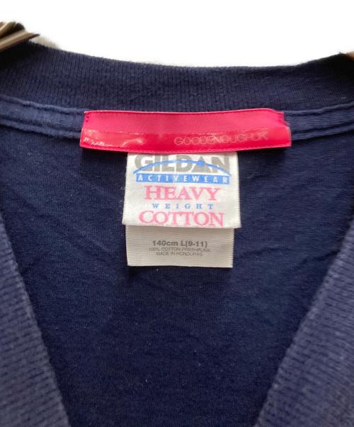 GOODENOUGHUK（グットイナフ ユーケー）GOODENOUGHUK (グットイナフ ユーケー) 00sプリントTシャツ ネイビー サイズ:140の古着・服飾アイテム