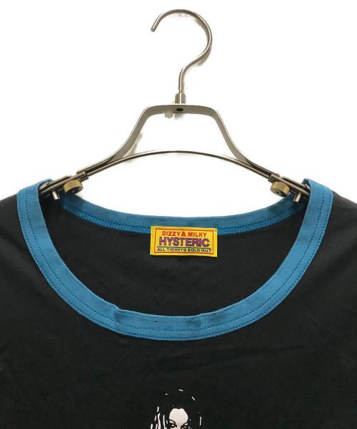 Hysteric Glamour（ヒステリックグラマー）Hysteric Glamour (ヒステリックグラマー) FEATHER BABE チビTシャツ ブラック サイズ:FREEの古着・服飾アイテム