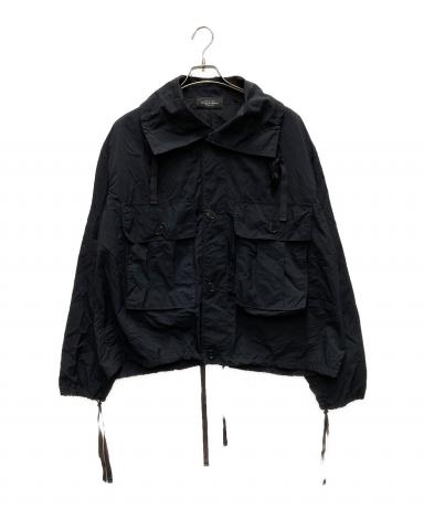 中古・古着通販】UNUSED (アンユーズド) nylon pocket jacket ブラック