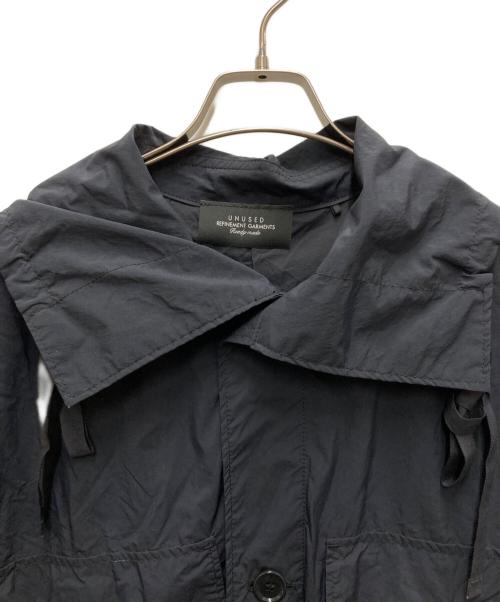 UNUSED（アンユーズド）UNUSED (アンユーズド) nylon pocket jacket ブラック サイズ:XLの古着・服飾アイテム