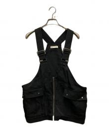 ENOF（イナフ）の古着「TWILL BAG VEST」｜ブラック