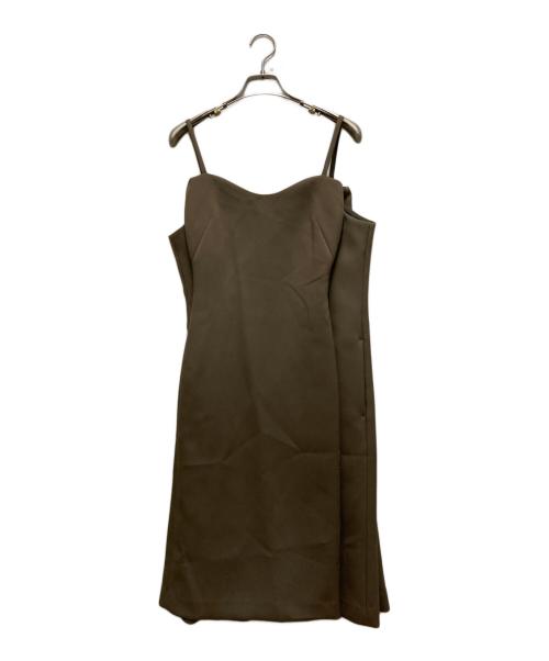 BELPER（ベルパー）BELPER (ベルパー) キャミソールワンピース グリーン サイズ:1の古着・服飾アイテム