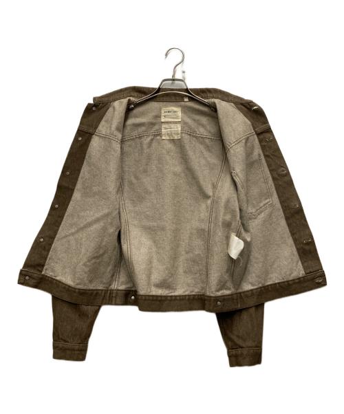 HELMUT LANG（ヘルムートラング）HELMUT LANG (ヘルムートラング) brown denim jacket “1st type” ブラウン サイズ:44の古着・服飾アイテム
