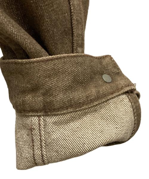 HELMUT LANG（ヘルムートラング）HELMUT LANG (ヘルムートラング) brown denim jacket “1st type” ブラウン サイズ:44の古着・服飾アイテム