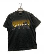 FRUIT OF THE LOOMフルーツオブザルーム）の古着「90s FRIENDSプリントTシャツ」｜ブラック