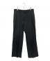 H BEAUTY&YOUTH（エイチ ビューティー&ユース）の古着「T/W Double Cross Flare Pants」｜ブラック