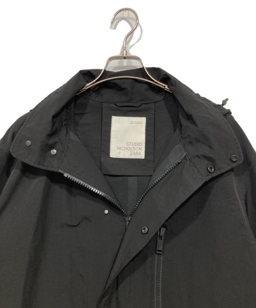 ZARA（ザラ）ZARA (ザラ) STUDIO NICHOLSON (スタジオ ニコルソン) コート ブラック サイズ:EUR Sの古着・服飾アイテム
