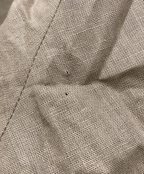 BARBA（バルバ）BARBA (バルバ) リネン混シャツ ブラウン サイズ:XLの古着・服飾アイテム