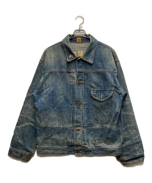 HUMAN MADE（ヒューマンメイド）HUMAN MADE (ヒューマンメイド) デニムジャケット ブルー サイズ:XLの古着・服飾アイテム
