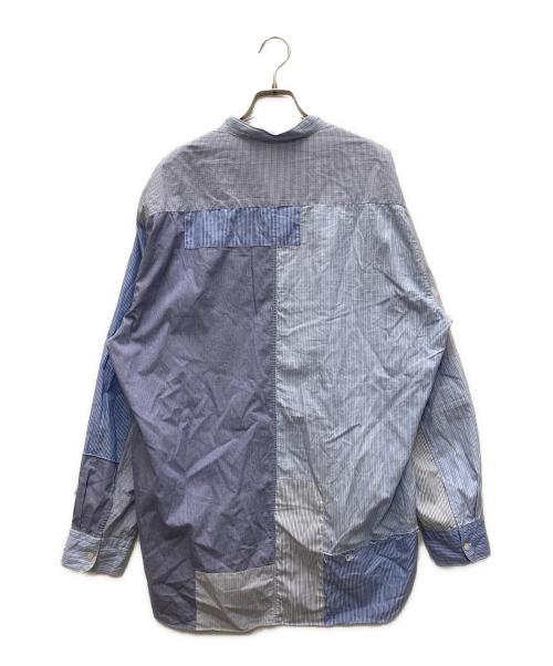 COMME des GARCONS HOMME（コムデギャルソン オム）COMME des GARCONS HOMME (コムデギャルソン オム) 長袖チェックシャツ ブルー サイズ:Lの古着・服飾アイテム