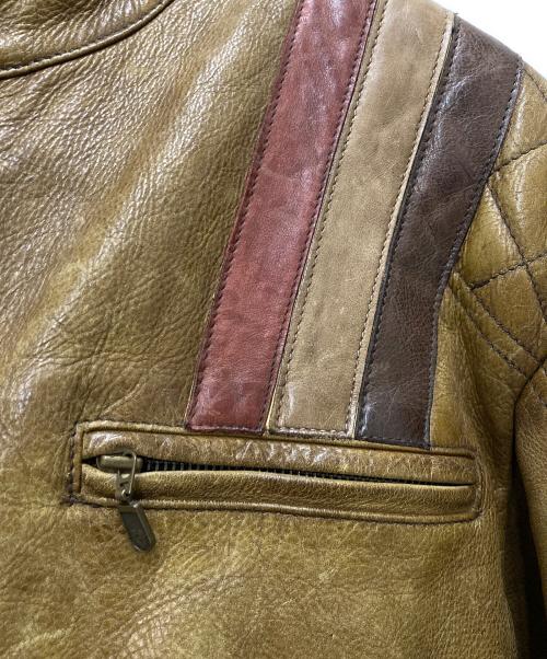 BELSTAFF（ベルスタッフ）BELSTAFF (ベルスタッフ) バイカーライダースジャケット ブラウン サイズ:Sの古着・服飾アイテム