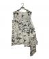Y's（ワイズ）の古着「RAYON GEORGETTE SLEEVELESS FLAP PANEL TOP」｜ホワイト