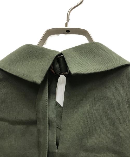 ADORE（アドーア）ADORE (アドーア) ダブルクロスコットンシャツブラウス グリーン サイズ:38の古着・服飾アイテム