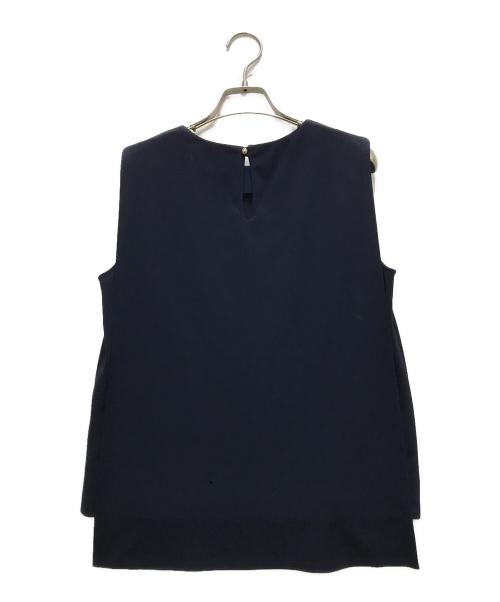 ADORE（アドーア）ADORE (アドーア) ノースリーブブラウス ネイビー サイズ:38の古着・服飾アイテム