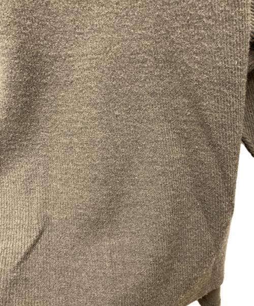 Y's（ワイズ）Y's (ワイズ) エポレット付き畦ニットプルオーバー カーキ サイズ:1の古着・服飾アイテム