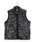 TUITACI（ツイタチ）の古着「ARABESQUE MAZE FLEECE VEST」｜ネイビー