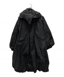 noir kei ninomiya（ノワール ケイ ニノミヤ）の古着「バルーンフーデッドコート」｜ブラック