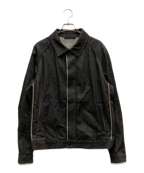 HUGO BOSS（ヒューゴ ボス）HUGO BOSS (ヒューゴ ボス) ブラックデニムジャケット グレー サイズ:XLの古着・服飾アイテム