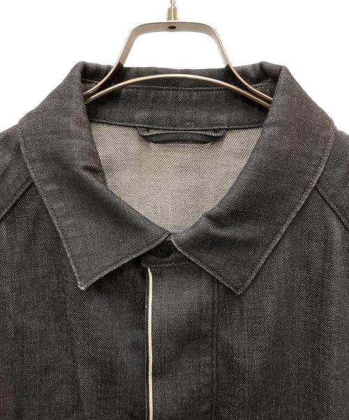 HUGO BOSS（ヒューゴ ボス）HUGO BOSS (ヒューゴ ボス) ブラックデニムジャケット グレー サイズ:XLの古着・服飾アイテム