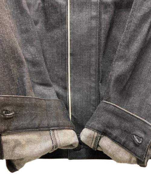 HUGO BOSS（ヒューゴ ボス）HUGO BOSS (ヒューゴ ボス) ブラックデニムジャケット グレー サイズ:XLの古着・服飾アイテム