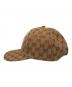 GUCCI (グッチ) MLB (エムエルビー) GG ヤンキースコラボキャップ ベージュ：20000円