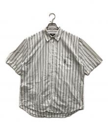 stussy（ステューシー）の古着「BOXY STRIPED SS SHIRT」｜ホワイト