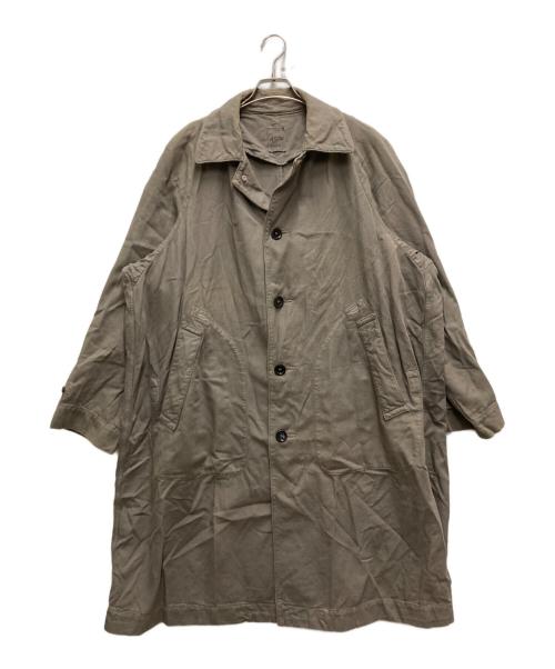 45R（フォーティファイブ・アール）45R (フォーティファイブ・アール) 後染もめん布オックスの908コート グレー サイズ:4の古着・服飾アイテム