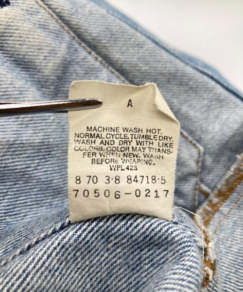 LEVI'S（リーバイス）LEVI'S (リーバイス) 80s 70506デニムジャケット ブルー サイズ:44Rの古着・服飾アイテム