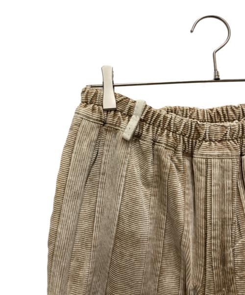 COMME des GARCONS HOMME PLUS（コムデギャルソンオムプリュス）COMME des GARCONS HOMME PLUS (コムデギャルソンオムプリュス) 90's イージーコーデュロイパンツ ベージュ サイズ:Sの古着・服飾アイテム