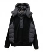 TATRASタトラス）の古着「プルオーバー切替ダウンジャケット」｜ブラック