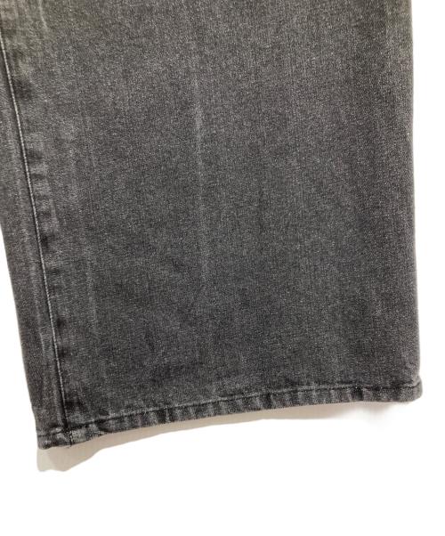 yae（ヤエ）YAE (ヤエ) Super wide mens like denim ブラック サイズ:36の古着・服飾アイテム