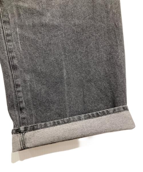 yae（ヤエ）YAE (ヤエ) Super wide mens like denim ブラック サイズ:36の古着・服飾アイテム