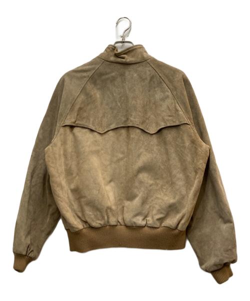 POLO RALPH LAUREN（ポロ・ラルフローレン）POLO RALPH LAUREN (ポロ・ラルフローレン) 90'S スウェードブルゾン ベージュ サイズ:Lの古着・服飾アイテム