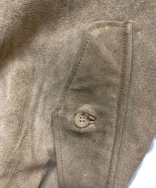 POLO RALPH LAUREN（ポロ・ラルフローレン）POLO RALPH LAUREN (ポロ・ラルフローレン) 90'S スウェードブルゾン ベージュ サイズ:Lの古着・服飾アイテム