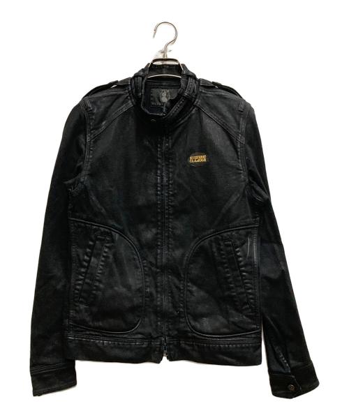 Hysteric Glamour（ヒステリックグラマー）Hysteric Glamour (ヒステリックグラマー) ワッペンジップジャケット ブラック サイズ:Mの古着・服飾アイテム